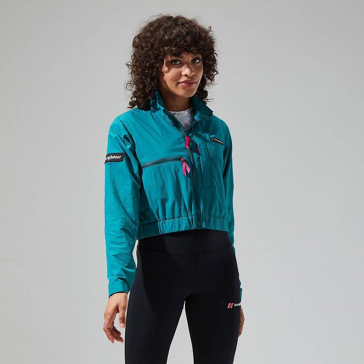 Dámska Nepremokavá Bunda Berghaus Gore Tex Cropped Co-Ord Tmavo Modre Slovensko 7685BOPDI